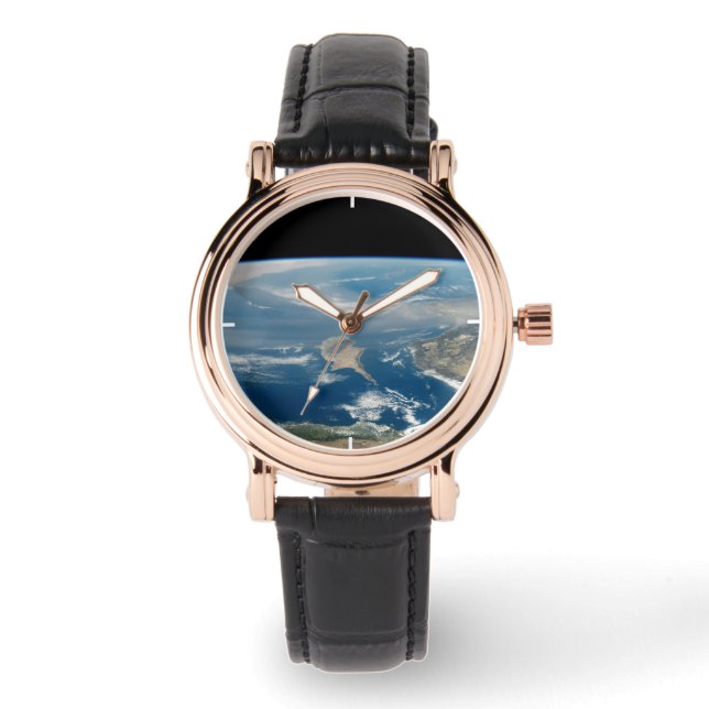 Dust Over The Mediterranean Sea And Cyprus Island Watch (Front)