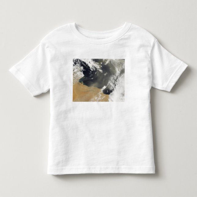 Dust plumes blowing off the north African coast Toddler T-shirt (Front)