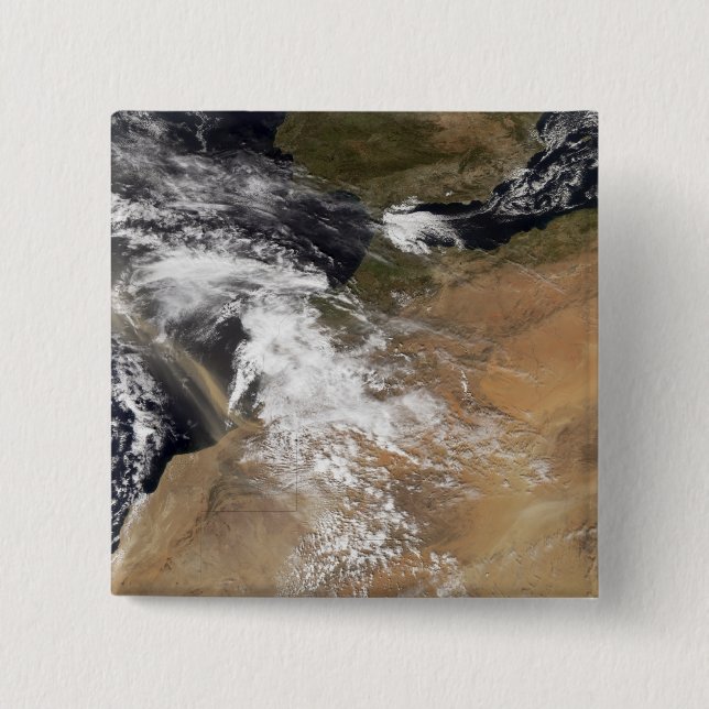 Dust plumes off the Moroccan coast Button (Front)