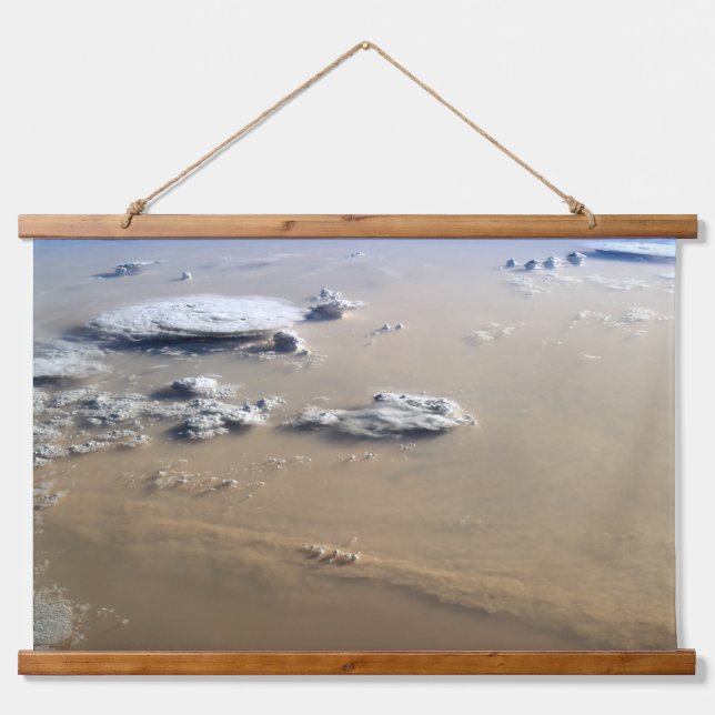 Dust Storm Across The Sand Seas Of Sahara Desert. Hanging Tapestry (Front)