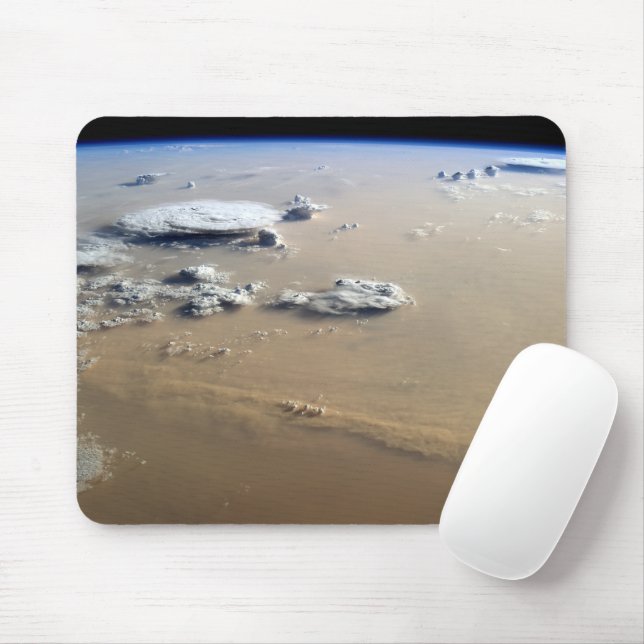 Dust Storm Across The Sand Seas Of Sahara Desert. Mouse Pad (With Mouse)