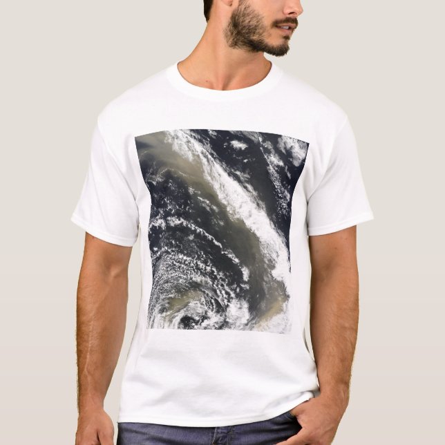 Dust storm blowing over the Tasman Sea T-Shirt (Front)