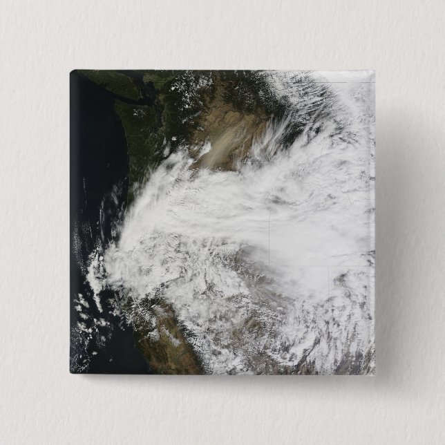 Dust storm in eastern Washington, USA Button (Front)