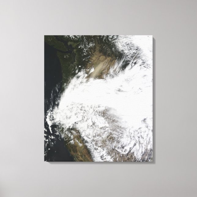 Dust storm in eastern Washington, USA Canvas Print (Front)