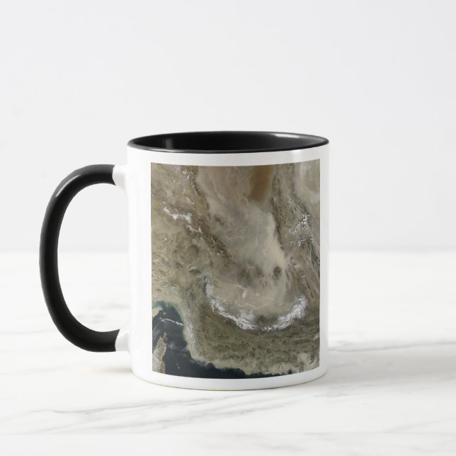 Dust storm in Iran Mug (Left)