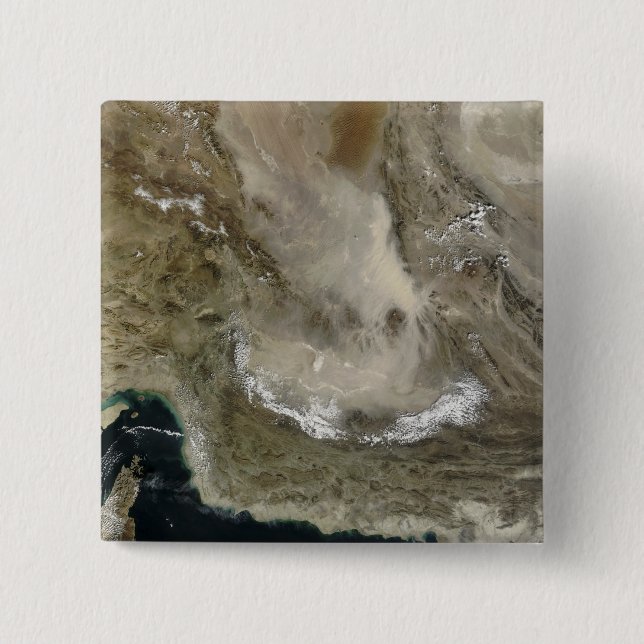 Dust storm in Iran Pinback Button (Front)