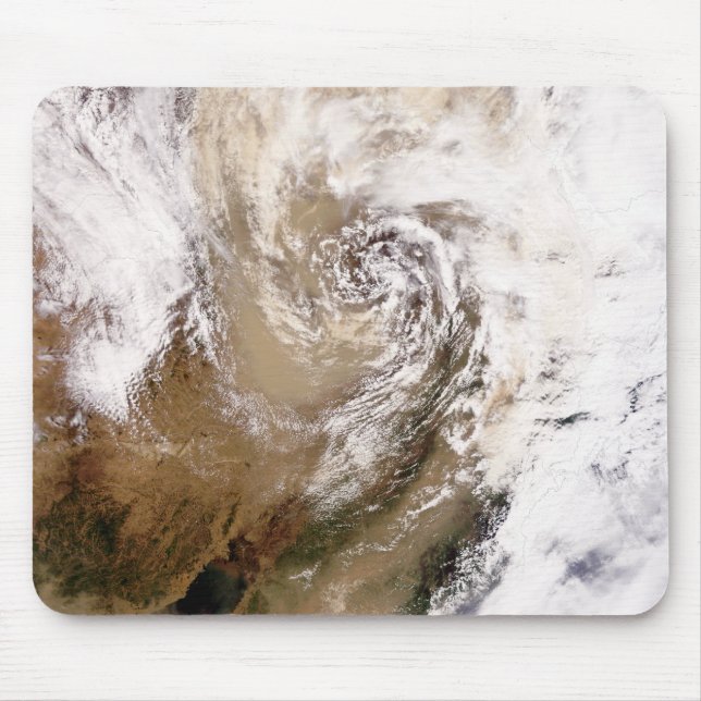 Dust storm in northern China Mouse Pad (Front)
