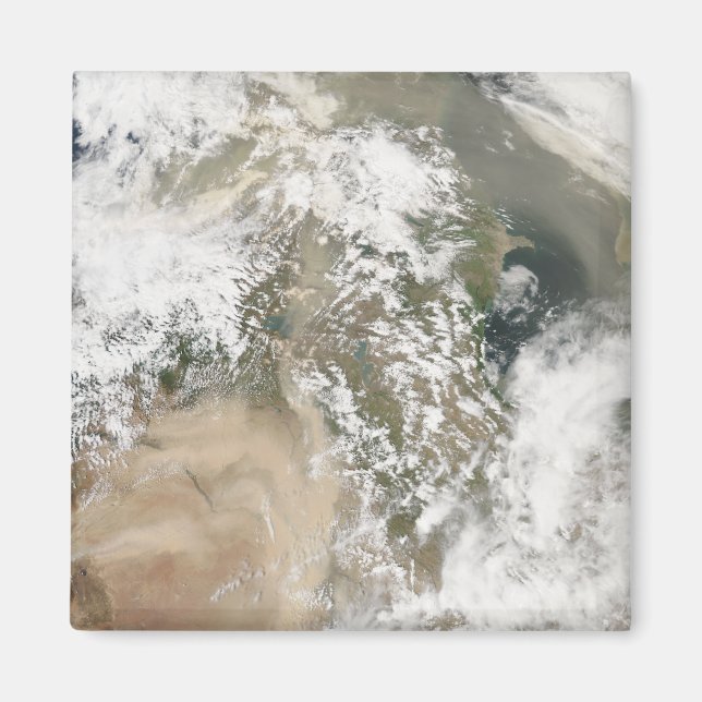 Dust storms over the Middle East Magnet (Front)