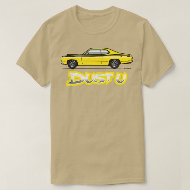 Dust U Yellow T-Shirt (Design Front)
