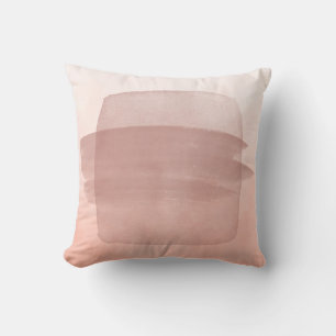 Dusted Blush Swash Throw Pillow