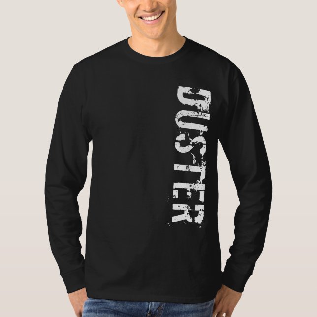 Duster Logo Vert Tees (Front)