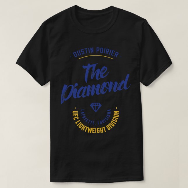 Dustin Poirier   Typography Badge 2 Classic T Shir T-Shirt (Design Front)