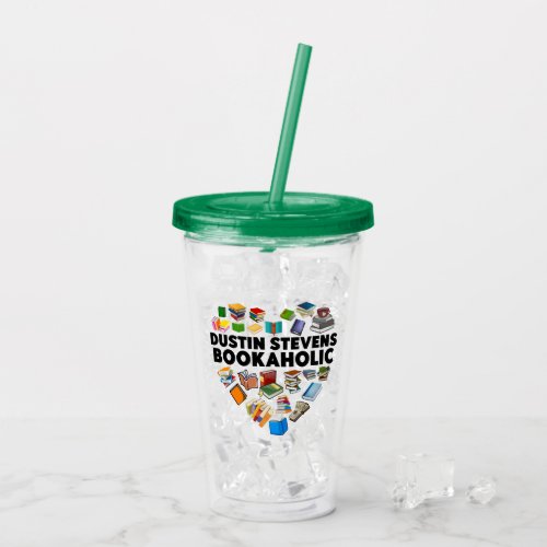 Dustin Stevens Bookaholic Acrylic Tumbler