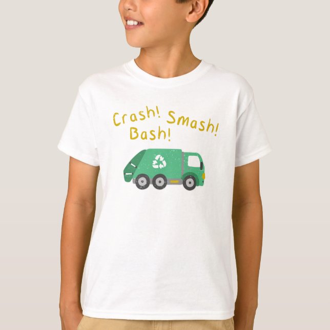 Dusting Car Garbage Man Garbage Collection Dust T-Shirt (Front)