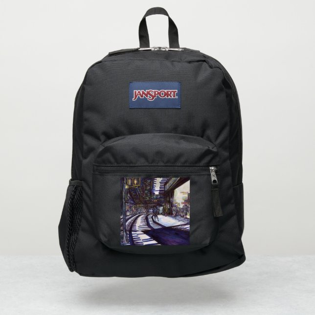 Dusting the Paino JanSport Backpack (Front)