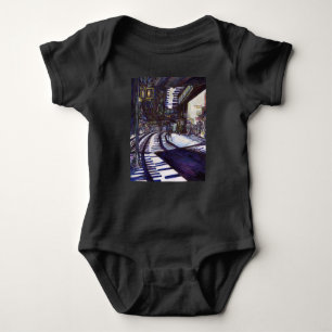 Dusting the Piano Baby Bodysuit