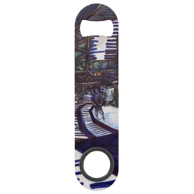 Dusting the Piano Bar Key (Front)