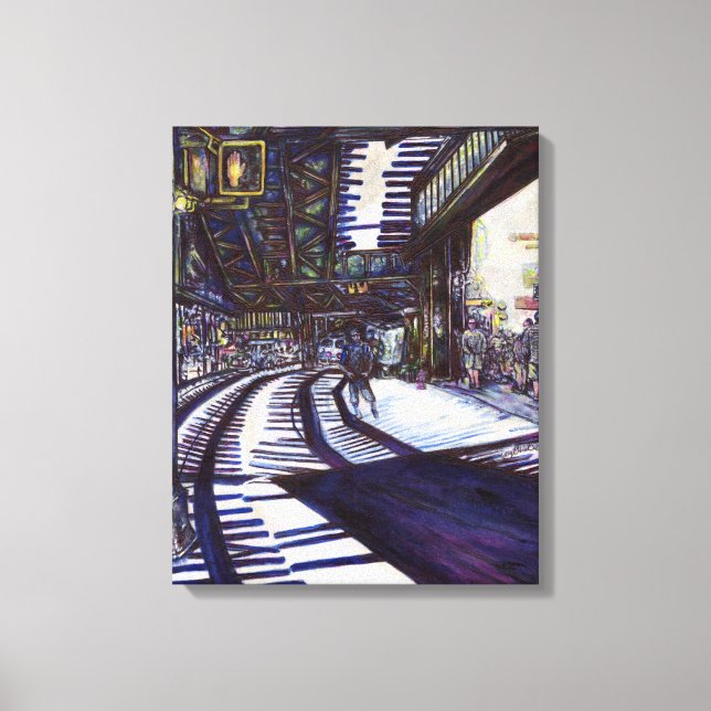 Dusting the Piano Canvas Print (Front)