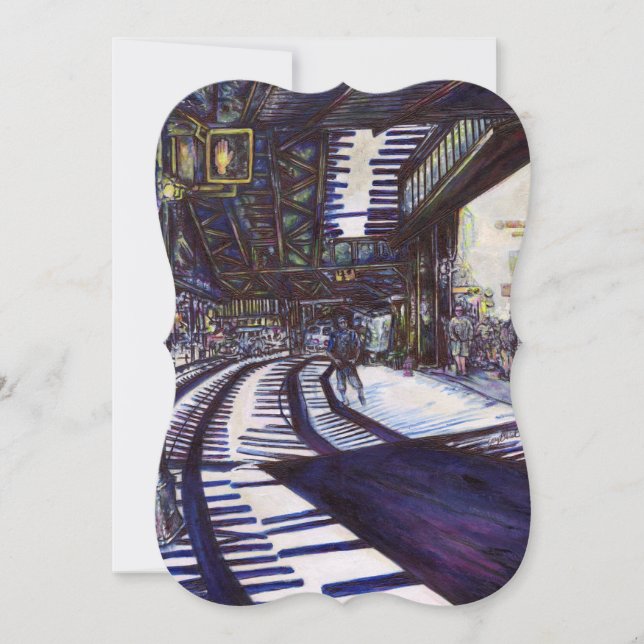 Dusting the Piano Card (Front)