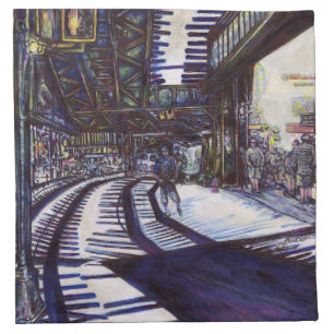 Dusting the Piano Cloth Napkin