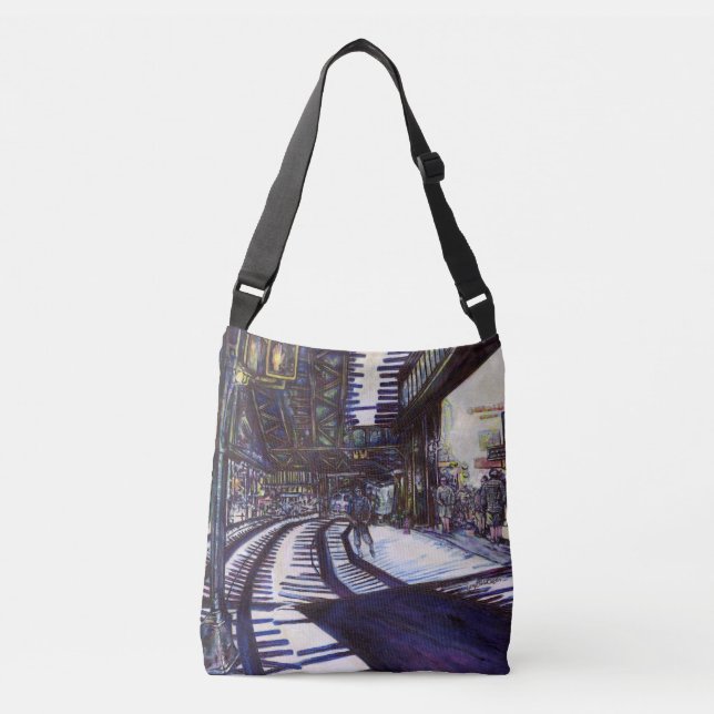 Dusting the Piano Crossbody Bag (Front)