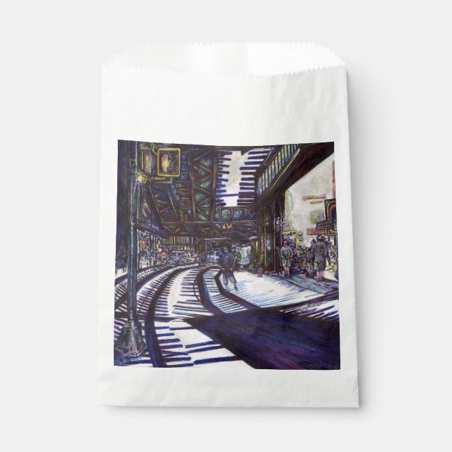 Dusting the Piano Favor Bag (Front)