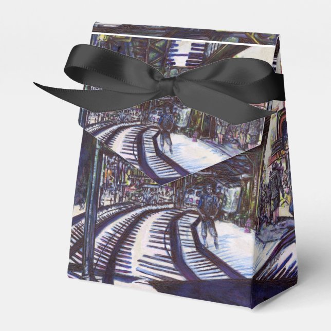 Dusting the Piano Favor Boxes (Front Side)