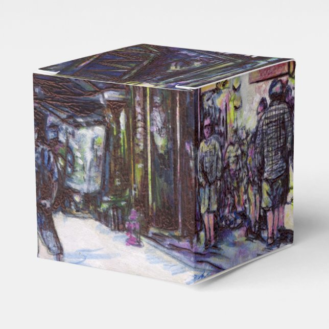 Dusting the Piano Favor Boxes (Front Side)