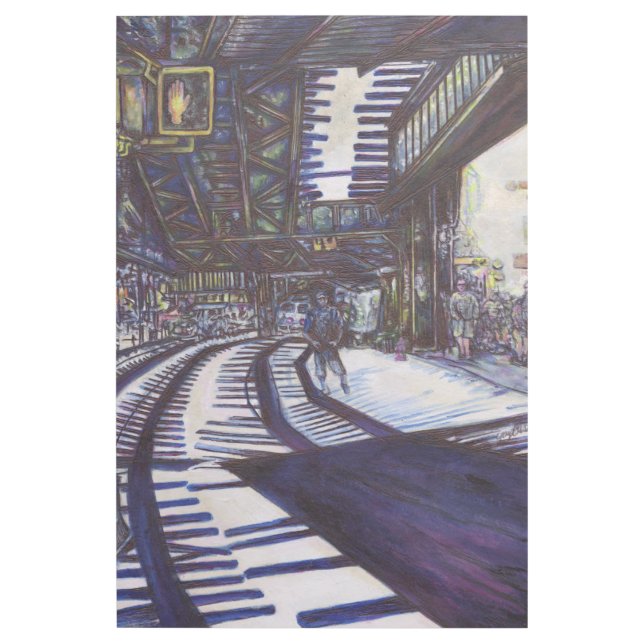 Dusting the Piano Gallery Wrap (Front)