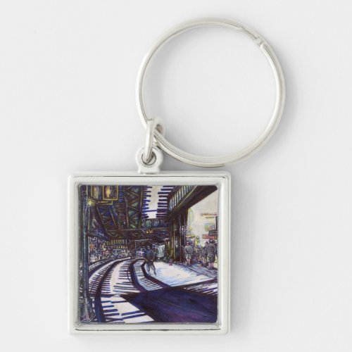 Dusting the Piano Keychain
