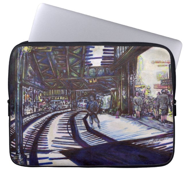 Dusting the Piano Laptop Sleeve (Front)