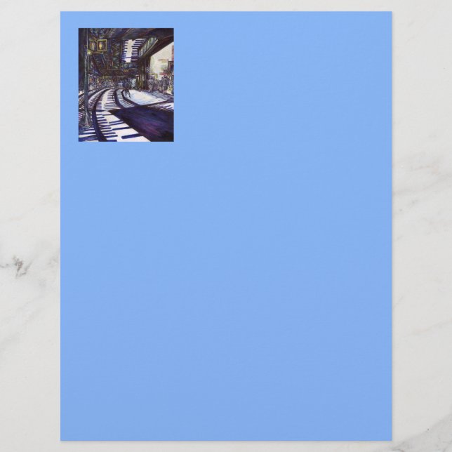 Dusting the Piano Letterhead (Front)