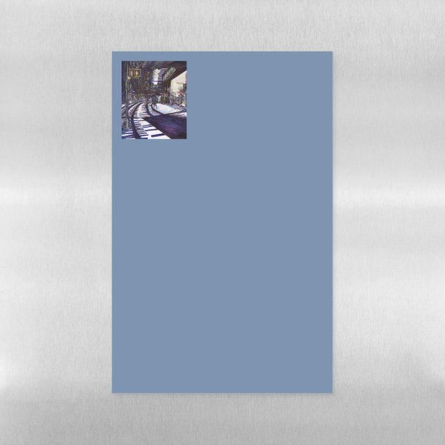 Dusting the Piano Magnetic Dry Erase Sheet (Vertical)