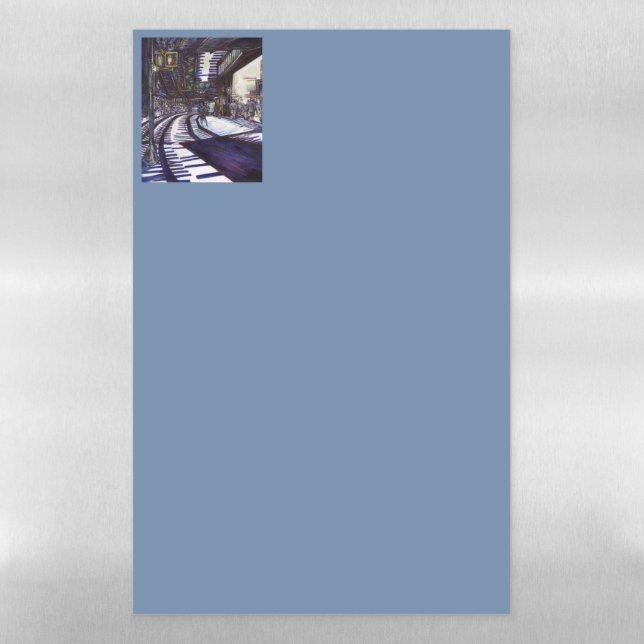 Dusting the Piano Magnetic Dry Erase Sheet (Vertical)