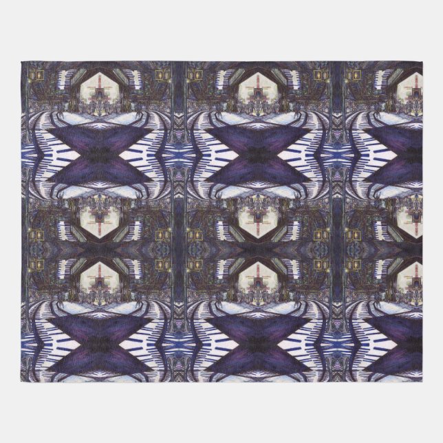 Dusting the Piano Outdoor Rug (Front)