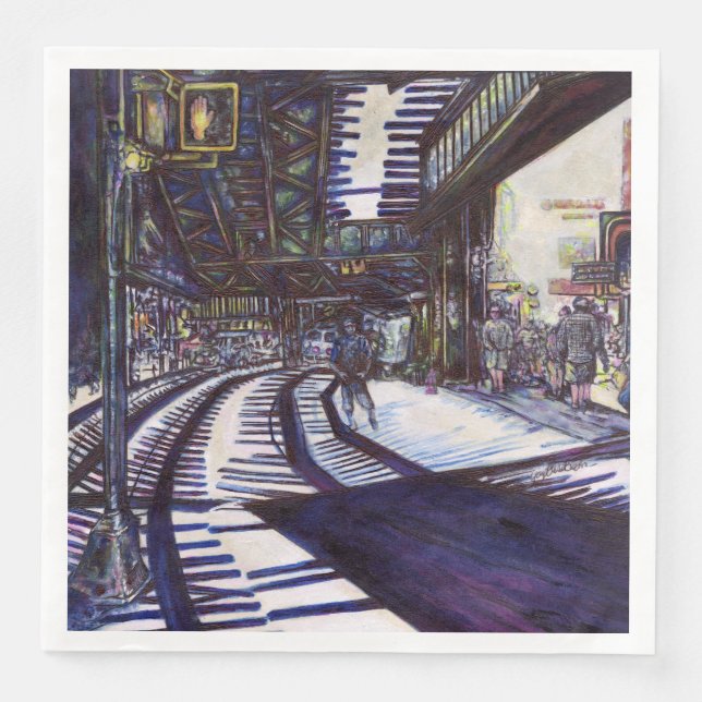 Dusting the Piano Paper Dinner Napkins (Front)