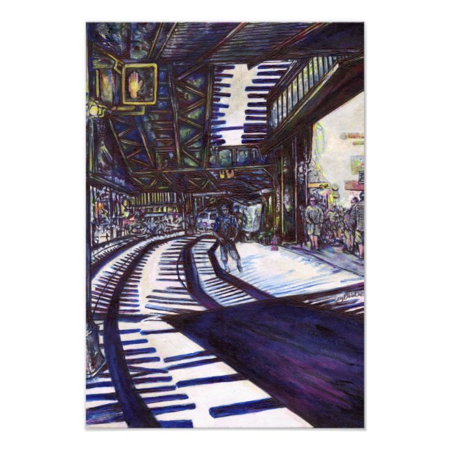 Dusting the Piano Photo Print (Front)