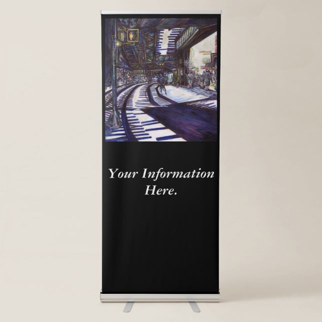 Dusting the Piano Retractable Banner (Front)