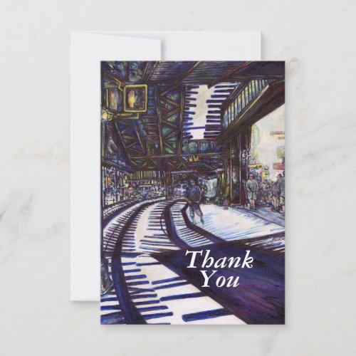 Dusting the Piano Thank You Card