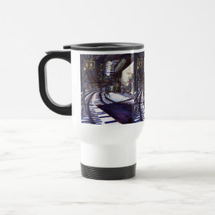 Dusting the Piano Travel Mug