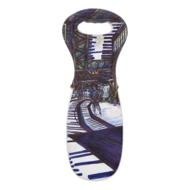 Dusting the Piano Wine Bag (Back Flat)