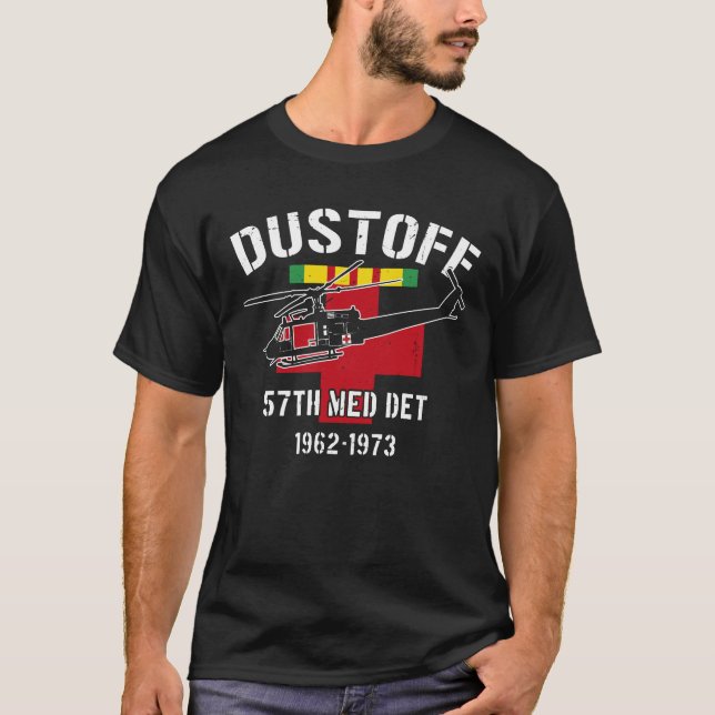 DUSTOFF  / 57th Medical Company (Air Ambulance) T-Shirt (Front)