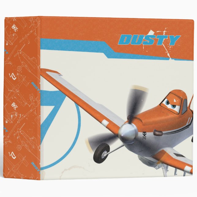 Dusty 3 ring binder (Front/Spine)