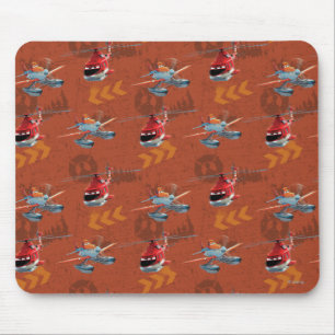 Dusty And Blade Ranger Pattern Mouse Pad