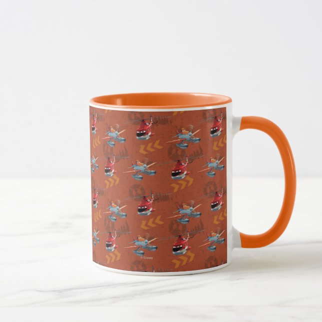 Dusty And Blade Ranger Pattern Mug (Right)