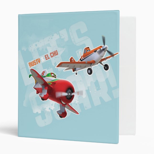 Dusty and El Chu - Let's Soar! Binder (Front/Inside)