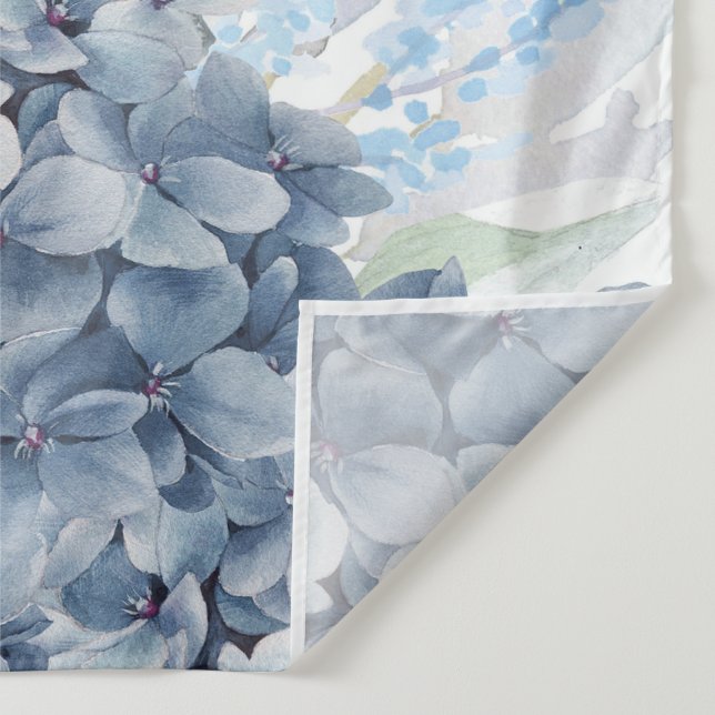 Dusty and Navy Blue Floral Bridal Baby Shower Tapestry Zazzle
