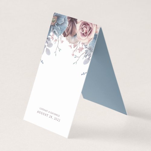 Dusty Blue and Mauve  Additional Card