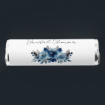 Dusty Blue and Navy Floral Breath Savers® Mints<br><div class="desc">Keep your breath fresh and your style on point with Breath Savers in a dusty blue floral wrapper featuring blue and gray flowers with a watercolor texture.</div>
