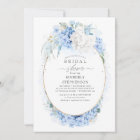Dusty Blue and White Floral Bridal Shower